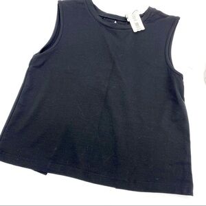 Dillards Cut the Frills caged back workout top NWT